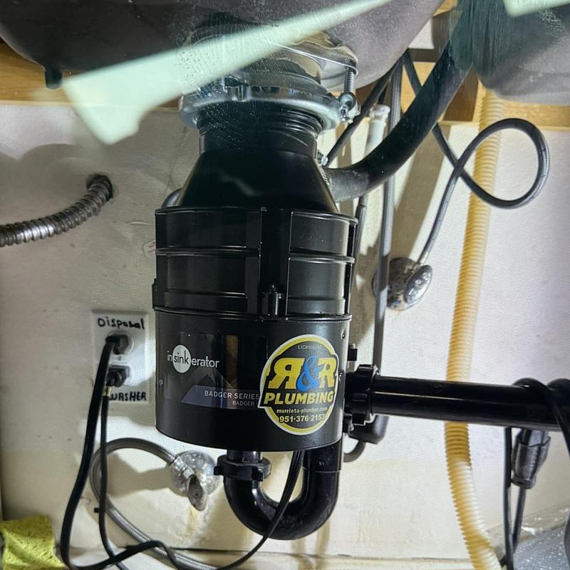 Badger 5 1/2 hp garbage disposal installation under sink