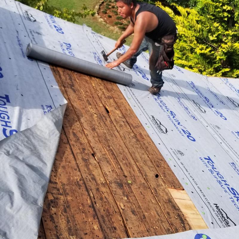 CertainTeed Landmark Pro roofing underlayment installation