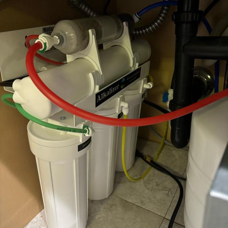 RO water filter system under kitchen sink, Queen Creek