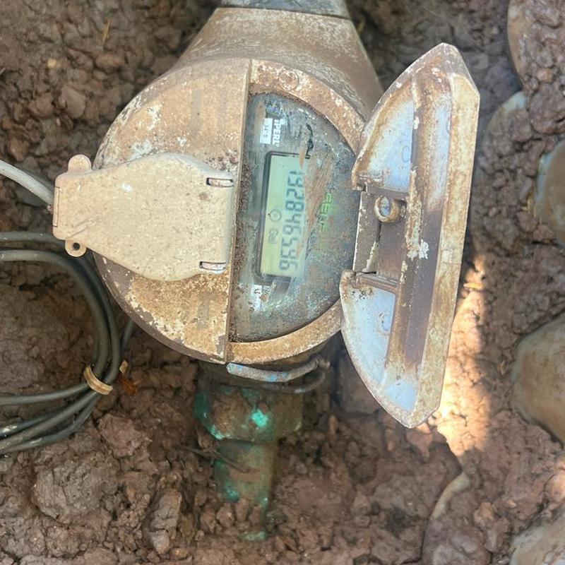 Water meter inspection after pool filler shutoff