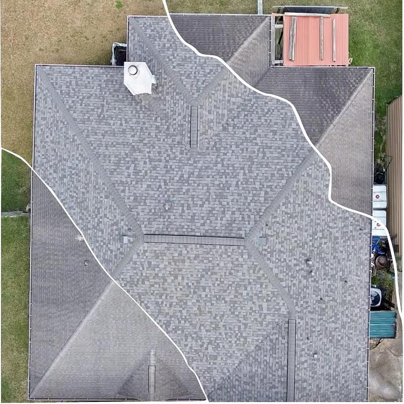 Owens Corning Duration shingle roof before and after