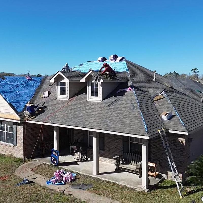 Owens Corning Duration shingle roof installation in Dayton TX