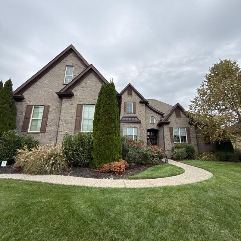 Asphalt shingle roof with hail damage inspection