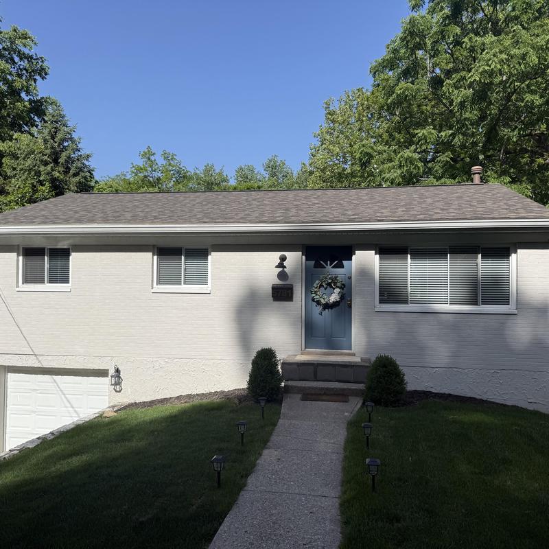 IKO Dynasty asphalt shingle roof with vinyl soffit and gutters IKO Dynasty asphalt shingle roof with vinyl soffit and gutters