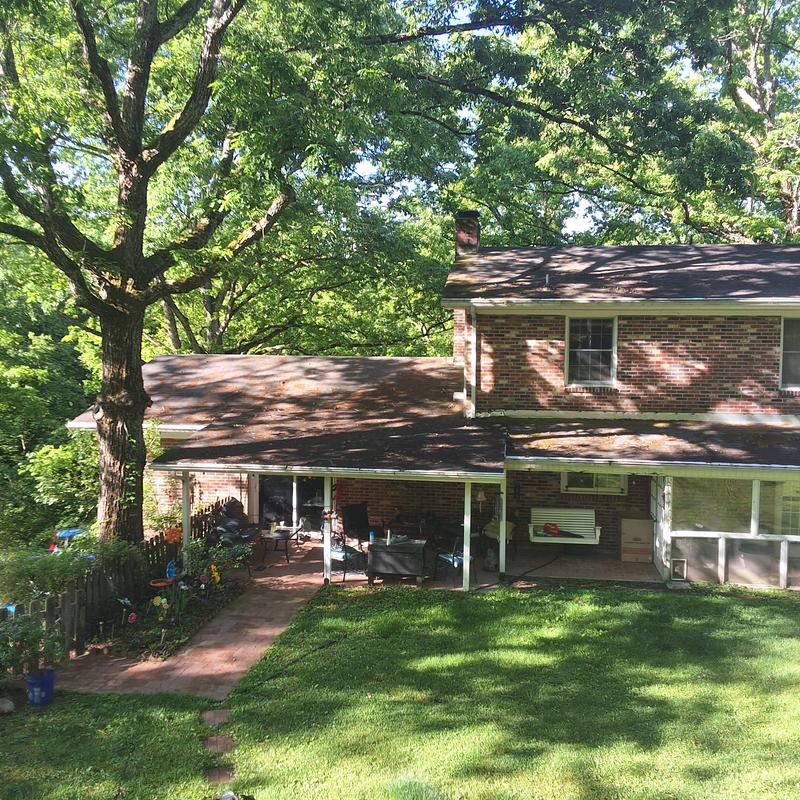 3 tab shingle roof inspection on brick home 3 tab shingle roof inspection on brick home