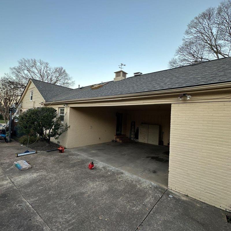 Certainteed Landmark asphalt roofing on Memphis home Certainteed Landmark asphalt roofing on Memphis home