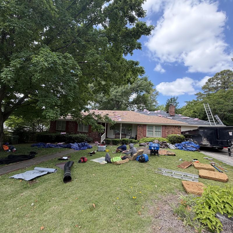 Owens Corning Desert Tan roof installation in Columbia SC