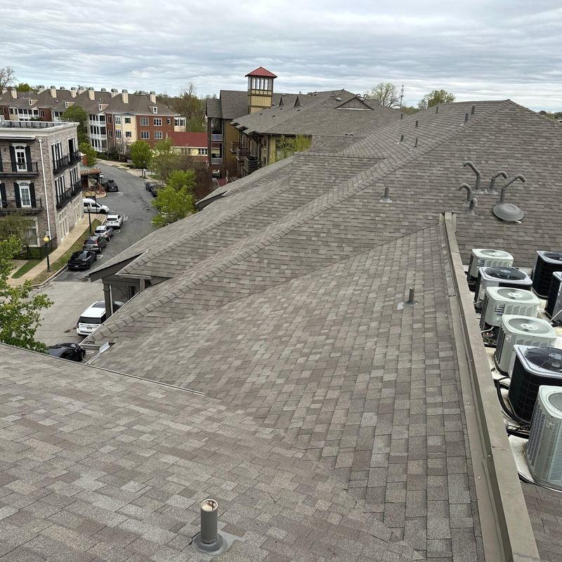 Owens Corning Oakridge asphalt roofing on apartments Owens Corning Oakridge asphalt roofing on apartments