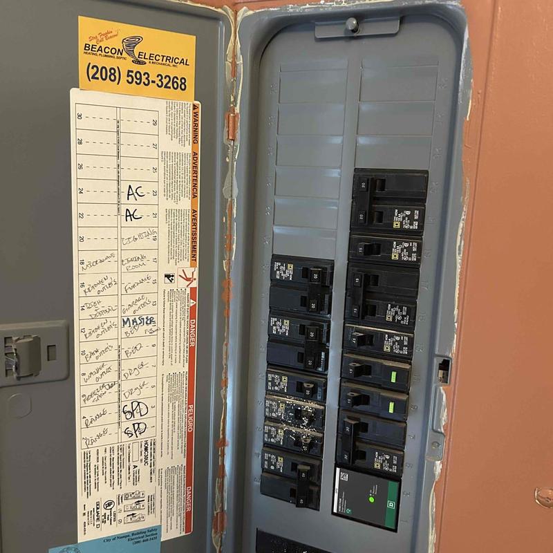 Electrical panel two pole breakers replacing single pole breakers Electrical panel two pole breakers replacing single pole breakers