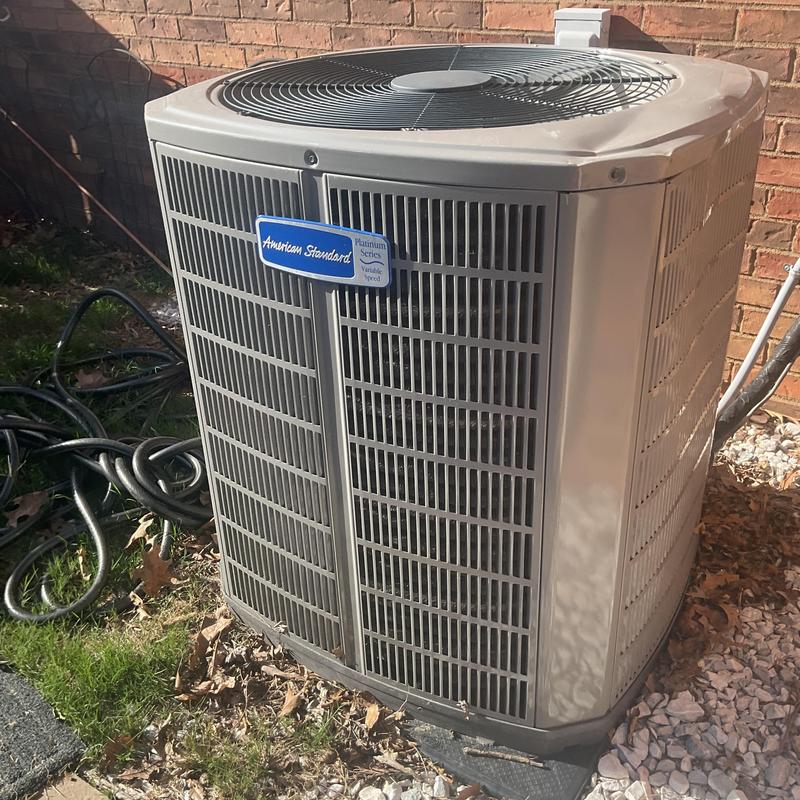 American Standard Platinum Series outdoor HVAC unit American Standard Platinum Series outdoor HVAC unit