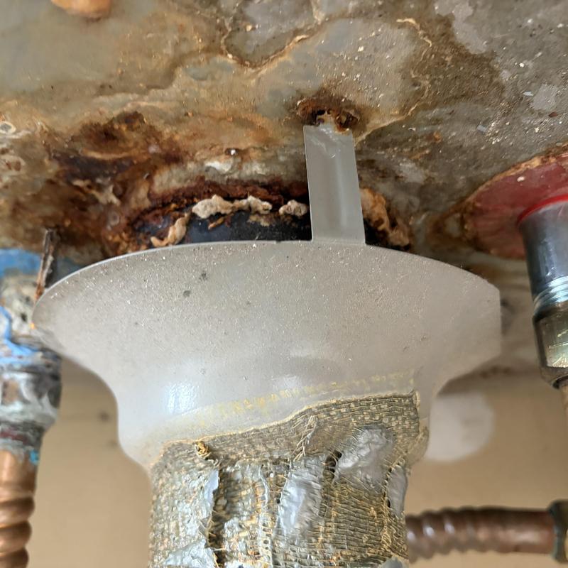 Water heater thermocouple with corrosion and wear