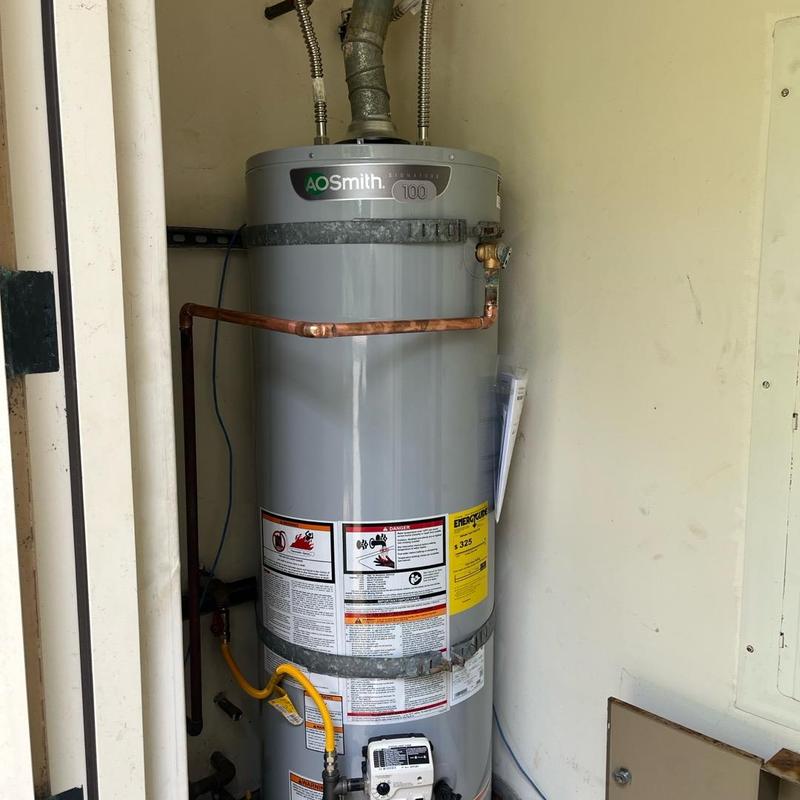 50 gallon AO Smith water heater installation San Clemente
