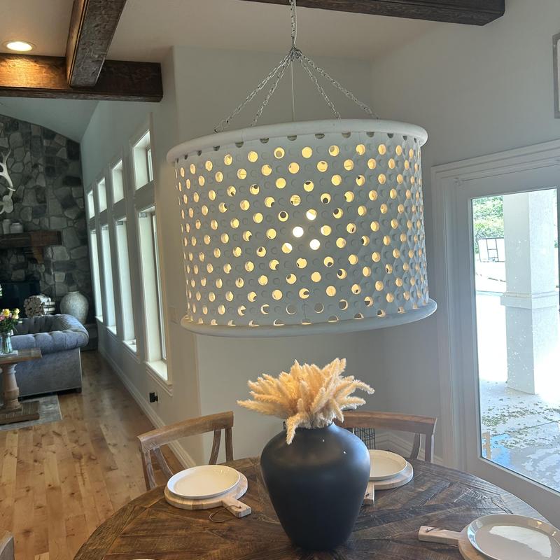 Kitchen table light fixture troubleshooting and adjustment