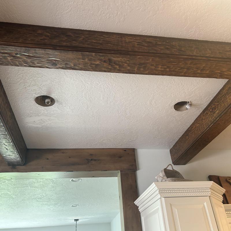 Kitchen recessed can light fixture installation prep