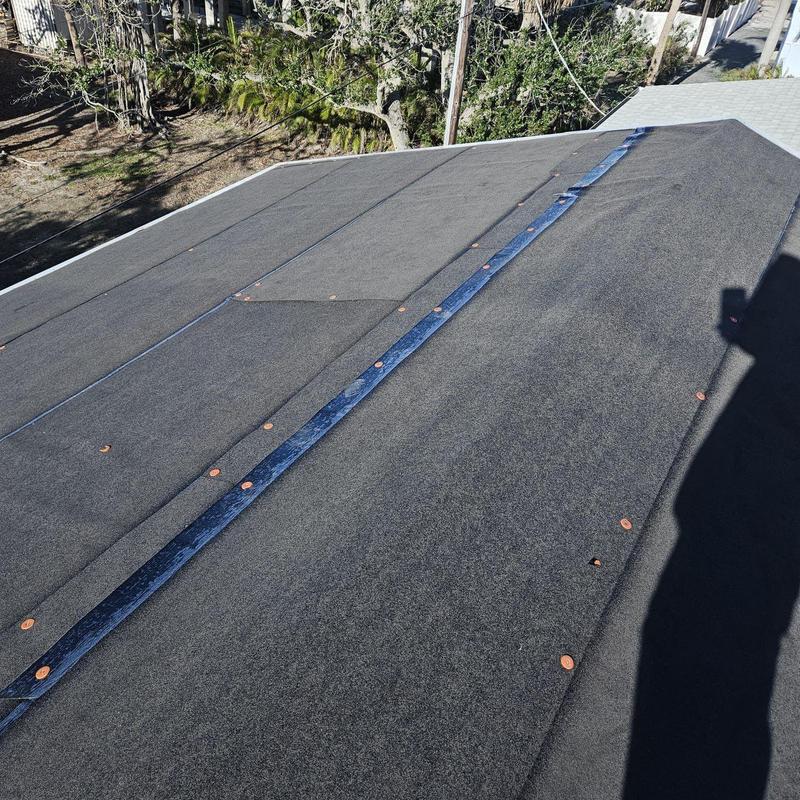 Polyglass IRX underlayment installation on flat roof Polyglass IRX underlayment installation on flat roof