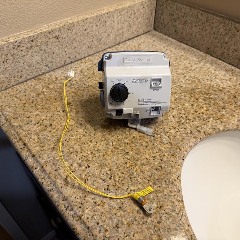 Bradford White ICON System gas control valve and sensor