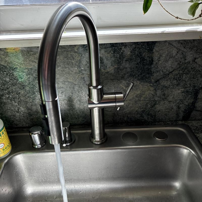 Kitchen faucet with angle stop valves installation Kitchen faucet with angle stop valves installation