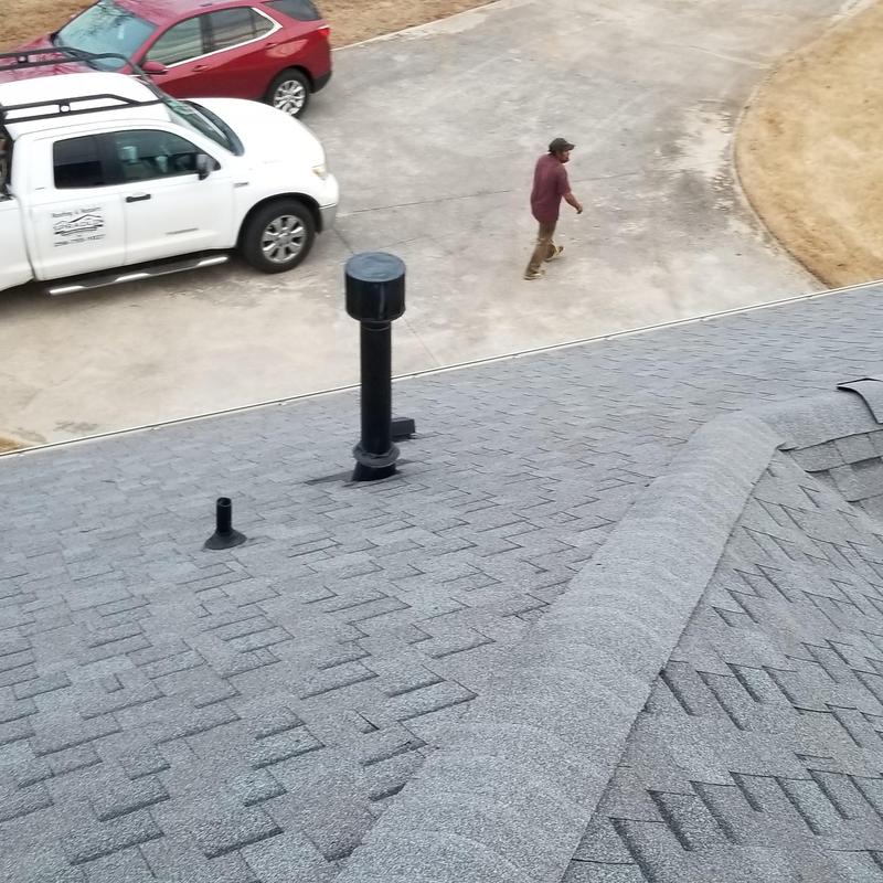 Iko asphalt shingle roof with vent pipes in Madison, AL