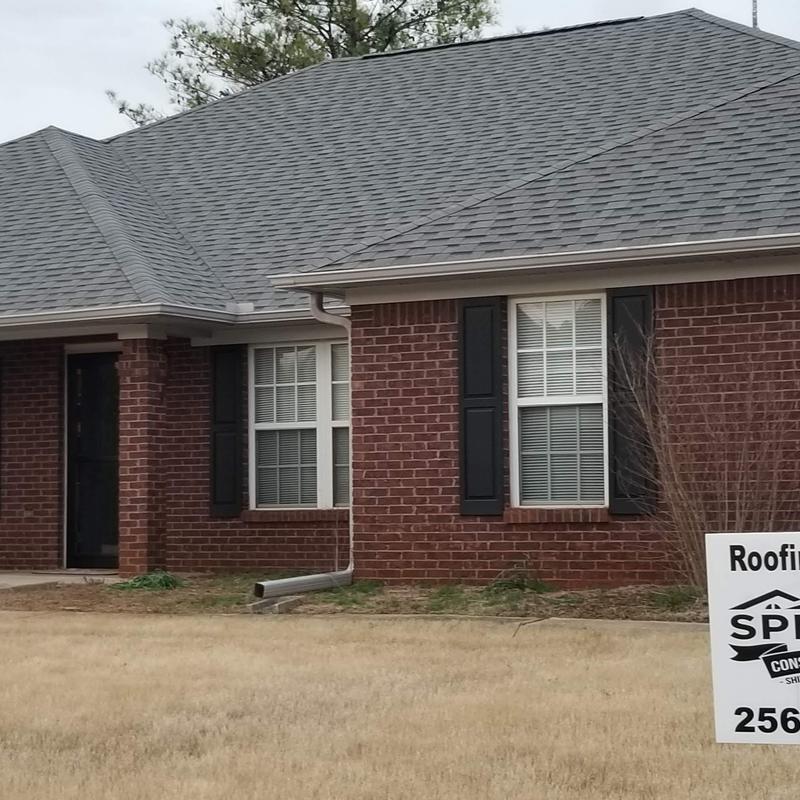 Iko asphalt shingle roof on brick house in Madison, AL