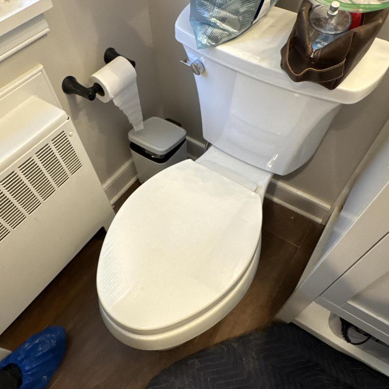 Comfort height Kohler toilet base and wax ring replacement Comfort height Kohler toilet base and wax ring replacement