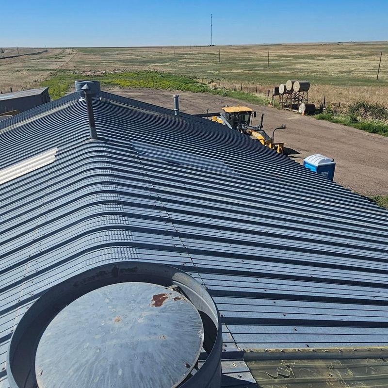 Metal roofing with ventilation and skylight panels