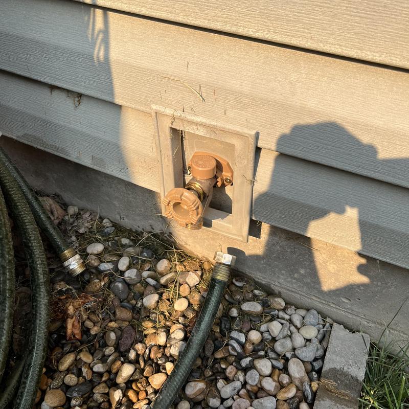 Hose bib replacement with pex tubing connection