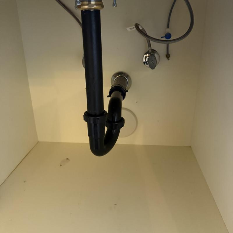 Basket strainer bar sink drain and water supply line Basket strainer bar sink drain and water supply line