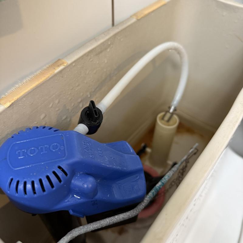 Toilet fill valve and supply line installation Toilet fill valve and supply line installation