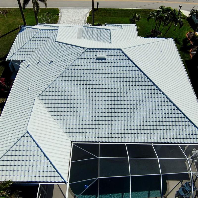 Unified Steel stonecoated steel roof in Punta Gorda FL Unified Steel stonecoated steel roof in Punta Gorda FL