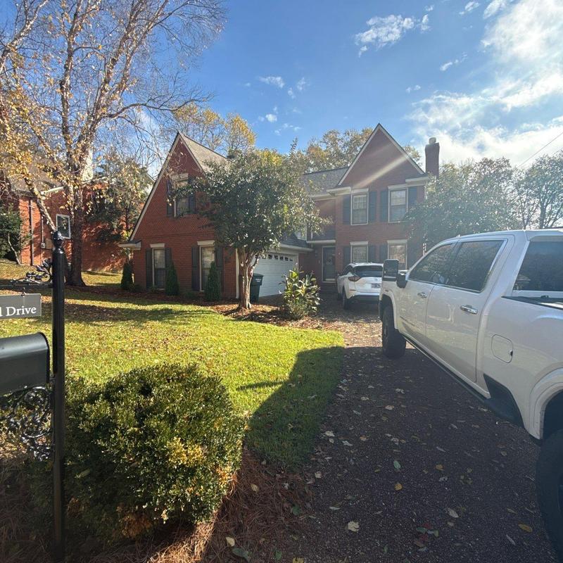 Asphalt shingle roof inspection with hail damage