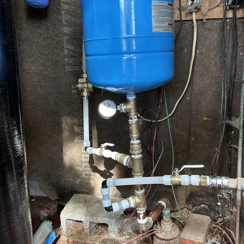 Water softener replacement with brass waterlines