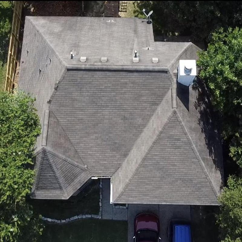 Owens Corning Onyx Black shingle roof replacement