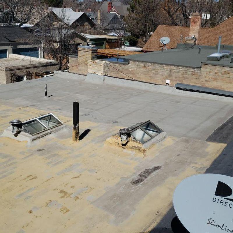 Flat roof seams and jacks detaching, needing replacement Flat roof seams and jacks detaching, needing replacement
