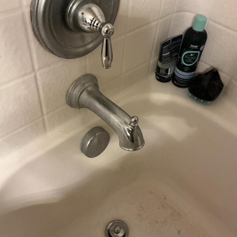 Tub shower drain and popup assembly removal in bathtub