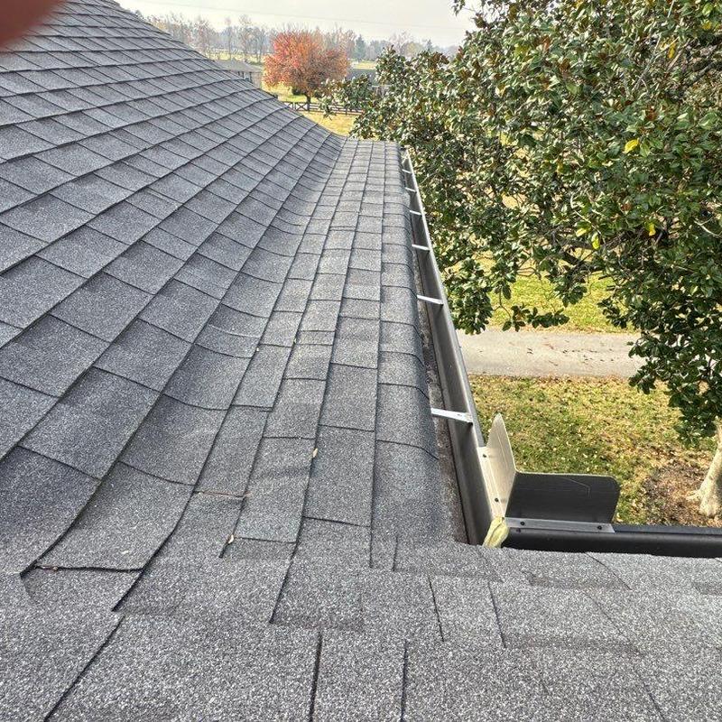 Asphalt shingle roof and gutter inspection