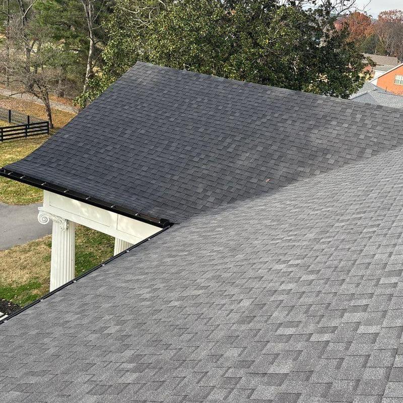 Asphalt shingle roof with hail damage in Lebanon TN