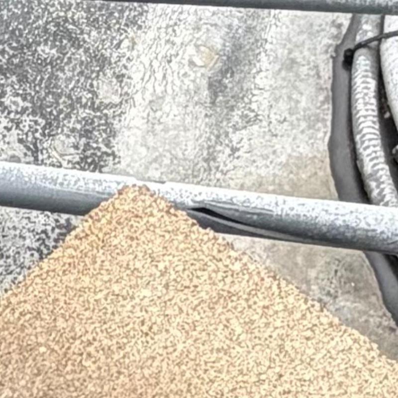 Cooling tower inlet line cracked 90-degree elbow pipe