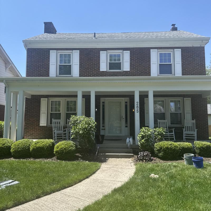 GAF Timberline HDZ roof inspection on brick house GAF Timberline HDZ roof inspection on brick house