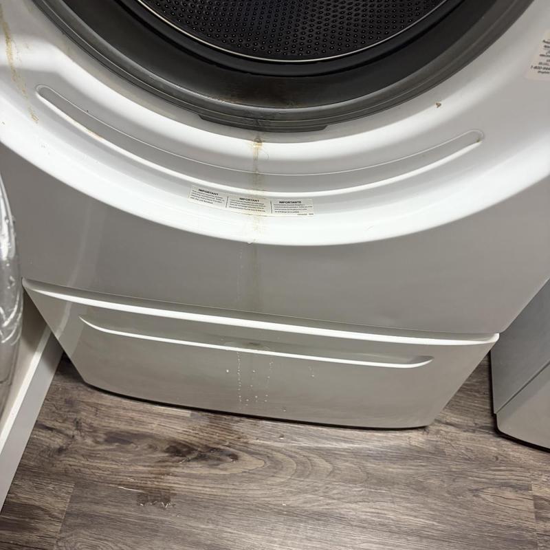 Front load washer door seal leaking water