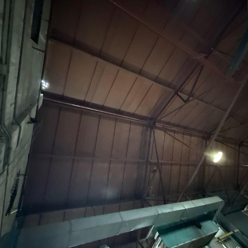 Metal roof panels and structural framing inspection