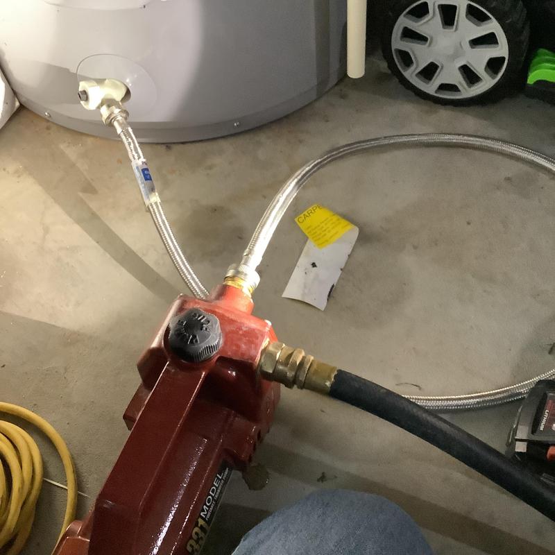 50-gallon water heater with brass drain valve installation 50-gallon water heater with brass drain valve installation