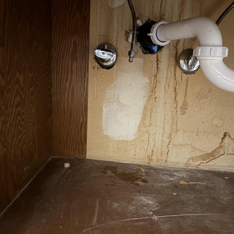 Frozen shutoff valve with new installation and testing
