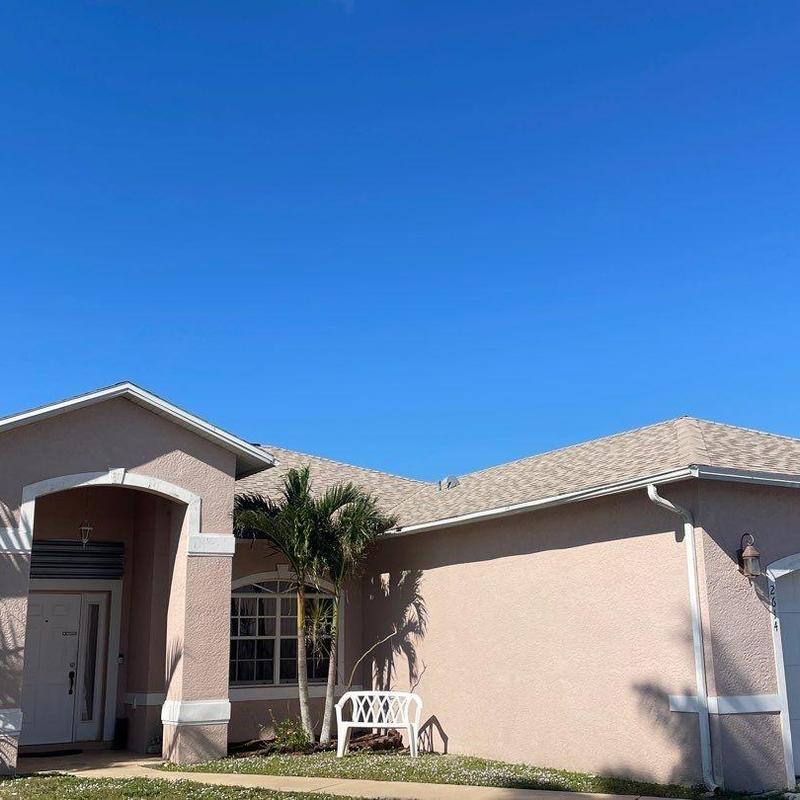Owens Corning Duration shingle roof in Cape Coral FL Owens Corning Duration shingle roof in Cape Coral FL
