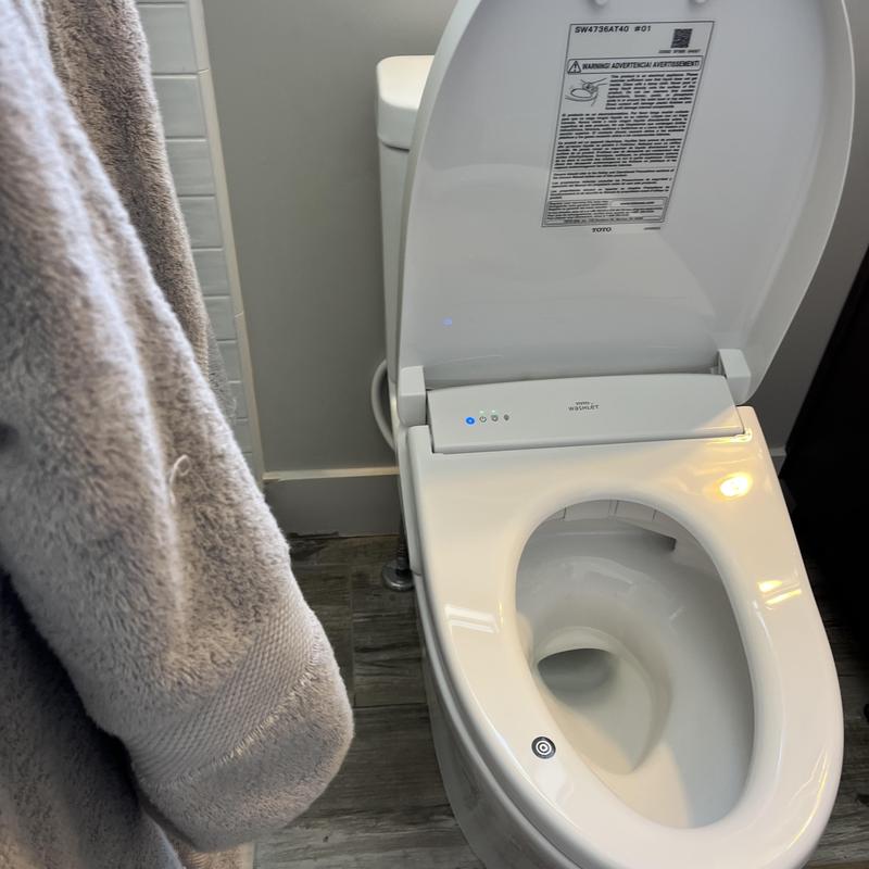 Bidet toilet installation with expansion tank replaced
