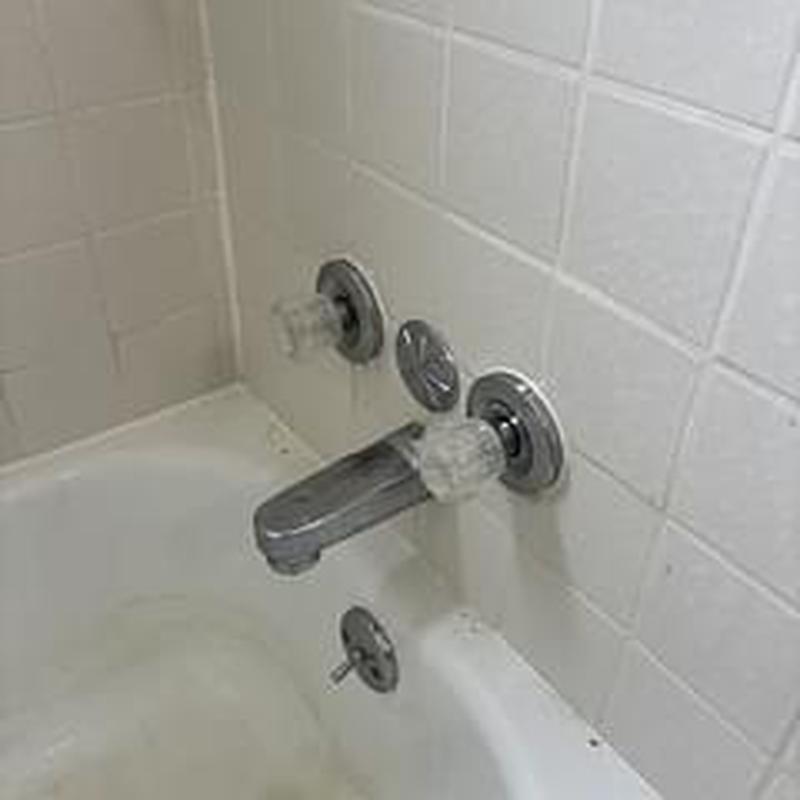 Vintage shower faucet with tub spout and handles Vintage shower faucet with tub spout and handles