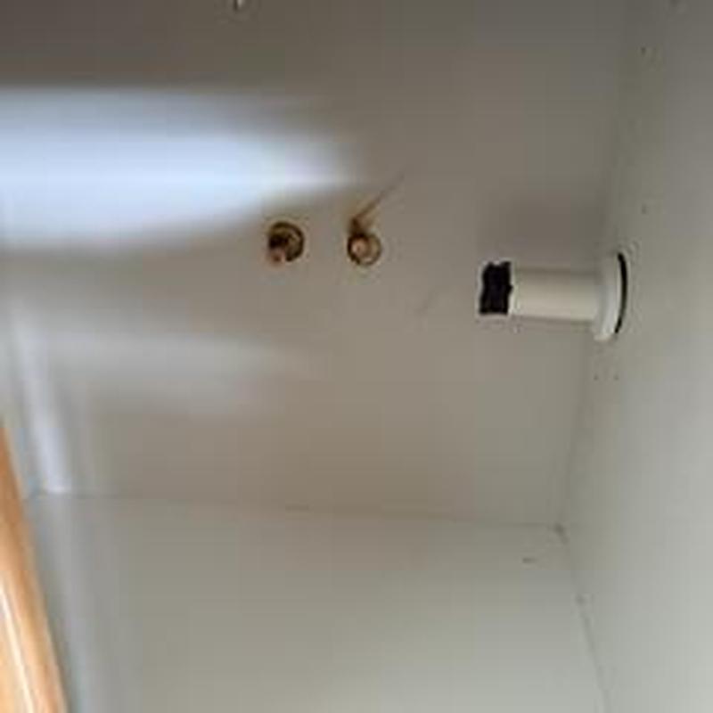 Bathroom drain pipe capped and extended in remodel