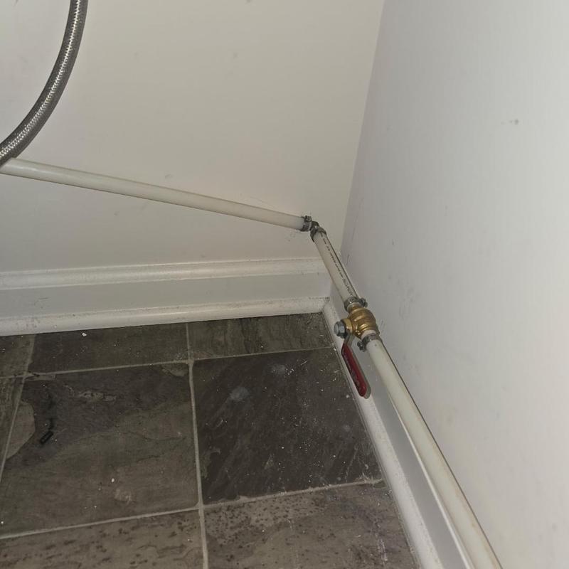 Frost free silcock valve with connected piping