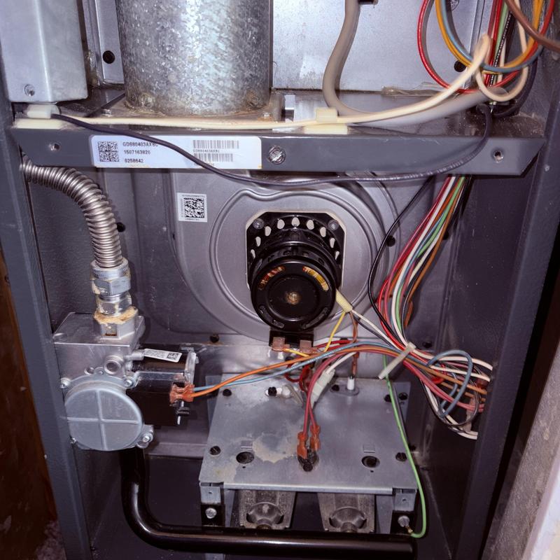 Goodman furnace burner compartment and wiring inspection Goodman furnace burner compartment and wiring inspection