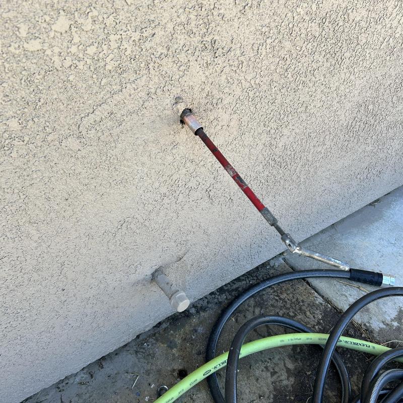 Threaded female hose bib installation with copper pipe
