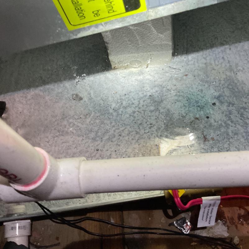 34 condensate drain line with water overflow 34 condensate drain line with water overflow